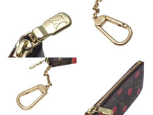 Load image into Gallery viewer, 極美品 LOUIS VUITTON ルイヴィトン モノグラム チェリー ポシェットクレ コインケース ブラウン レッド 村上隆 M95042 中古 4c074161