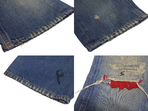 UNDERCOVER アンダーカバー 04AW ダメージ加工 デニムパンツ B264-P12 JAPAN製 コットン ブルー サイズM 美品 中古 4c074167