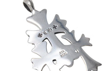Load image into Gallery viewer, 極美品 CHROME HEARTS クロムハーツ トリプルCHクロス ペンダント スモール 重量約50.9g シルバー925 中古 4c074169