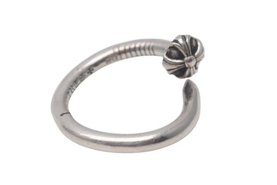 CHROME HEARTS クロムハーツ NAIL CRSBALL ネイルクロスボール リング 指輪 シルバー925 サイズ20号 6.3g 中古 4c074177