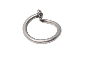 CHROME HEARTS クロムハーツ NAIL CRSBALL ネイルクロスボール リング 指輪 シルバー925 サイズ20号 6.3g 中古 4c074177