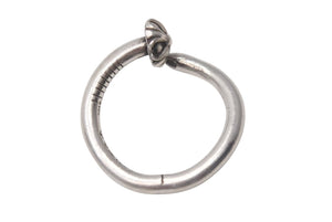 CHROME HEARTS クロムハーツ NAIL CRSBALL ネイルクロスボール リング 指輪 シルバー925 サイズ20号 6.3g 中古 4c074177