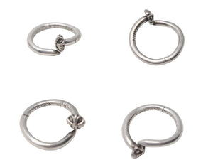CHROME HEARTS クロムハーツ NAIL CRSBALL ネイルクロスボール リング 指輪 シルバー925 サイズ20号 6.3g 中古 4c074177