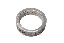 Load image into Gallery viewer, CHROME HEARTS クロムハーツ 6mm スペーサーリング FUCK YOU 指輪 サイズ17号 重量10.3g シルバー 925刻印 良品 中古 4c074178