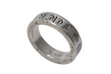 Load image into Gallery viewer, CHROME HEARTS クロムハーツ 6mm スペーサーリング FUCK YOU 指輪 サイズ17号 重量10.3g シルバー 925刻印 良品 中古 4c074178