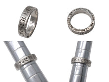 Load image into Gallery viewer, CHROME HEARTS クロムハーツ 6mm スペーサーリング FUCK YOU 指輪 サイズ17号 重量10.3g シルバー 925刻印 良品 中古 4c074178