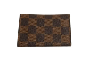 LOUIS VUITTON ルイヴィトン ダミエ ミュルティクレ 6連キーケース N62630 ブラウン PVC ゴールド金具 良品 中古 4c074189