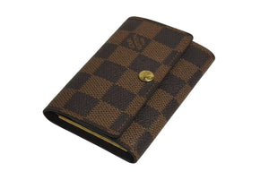 LOUIS VUITTON ルイヴィトン ダミエ ミュルティクレ 6連キーケース N62630 ブラウン PVC ゴールド金具 良品 中古 4c074189