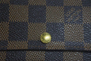 LOUIS VUITTON ルイヴィトン ダミエ ミュルティクレ 6連キーケース N62630 ブラウン PVC ゴールド金具 良品 中古 4c074189