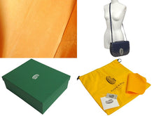 Load image into Gallery viewer, 極美品 GOYARD ゴヤール サック233 PM 2WAY ショルダーバッグ ハンドバッグ フランス製 PVC レザー ネイビー シルバ金具 中古 4c074201