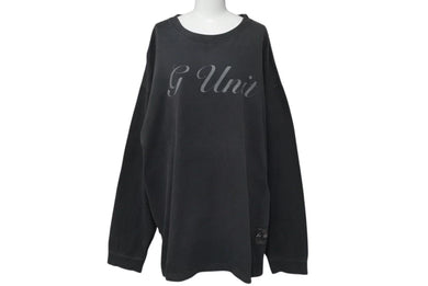 G UNIT ジーユニット Cotton Long Sleeve コットン ロングスリーブ サイズ 2XL ブラック メンズ 美品 中古 4c074202