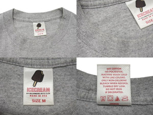 Billionaire Boys Club ICECREAM ビリオネアボーイズクラブ ICECREAM 半袖Tシャツ サイズM グレー 美品 中古 4c074207 