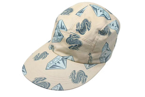 BILLIONAIRE BOYS CLUB ビリオネアボーイズクラブ BBC キャップ 帽子 2000s ヴィンテージ ベージュ ブルー 美品 中古 4c074208