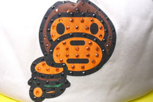画像をギャラリービューアに読み込む, A BATHING APE アベイシングエイプ ベイビーマイロ ラインストーン JAPAN製 イエロー ホワイト パープル サイズF 美品 中古 4c074210 