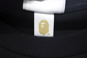 極美品 A BATHING APE BAPE アベイシングエイプ 001TEK801006M Tシャツ ブラック2XL 中古 4c074215 