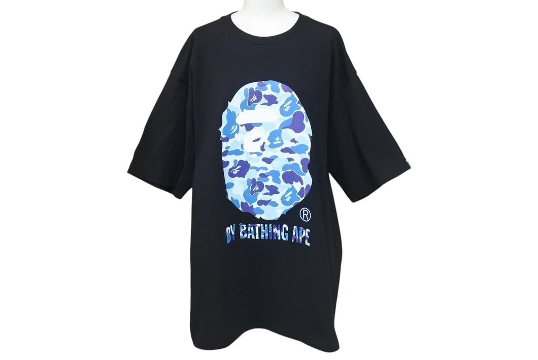 極美品 A BATHING APE BAPE アベイシングエイプ 001TEK801006M Tシャツ ブラック2XL 中古 4c074215 