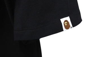 極美品 A BATHING APE BAPE アベイシングエイプ 001TEK801006M Tシャツ ブラック2XL 中古 4c074215 