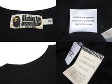 Load image into Gallery viewer, A BATHING APE X VOGUE ア ベイシング エイプ X ヴォーグ T Shirt ブラック コットン ユニセックス 美品 中古 4c074224