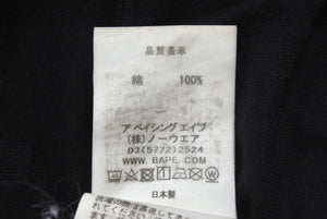A BATHING APE X VOGUE ア ベイシング エイプ X ヴォーグ T Shirt ブラック コットン ユニセックス 美品 中古 4c074224