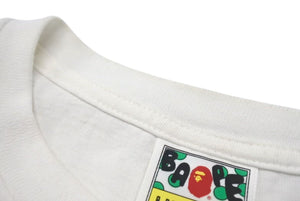 A BATHING APE BAPE アベイシングエイプ 001TEK801006M Tシャツ ホワイト サイズ L 美品 中古 4c074226