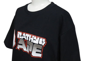 極美品 A BATHING APE BAPE アベイシングエイプ 001TEH801071M Tシャツ ブラック サイズXL 中古 4c074229 