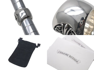 極美品 CHROME HEARTS クロムハーツ CLASSIC OVAL クラシック オーバルクロス リング 重量約36.4g サイズ14号 シルバー925 中古 4c074248