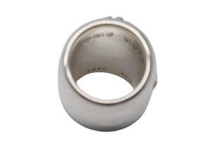 極美品 CHROME HEARTS クロムハーツ CLASSIC OVAL クラシック オーバルクロス リング 重量約36.4g サイズ14号 シルバー925 中古 4c074248