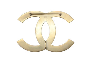 CHANEL シャネル 05P 2005年製 デカココマーク ピン ブローチ ゴールド MADE IN ITALY 美品 中古 4c074249
