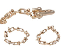 Load image into Gallery viewer, TIFFANY&amp;Co. ティファニー ハードウェア ラージリンク ダイヤ ブレスレット K18 パヴェダイヤ 重量約38.7g 全長約21cm 美品 中古 4c074253