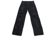 Load image into Gallery viewer, 極美品 BALENCIAGA バレンシアガ DENIM SIZE BAGGY LARGE FIT デニムパンツ 2022 745151 サイズL ダメージ加工 中古 4c074255