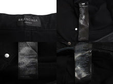 Load image into Gallery viewer, 極美品 BALENCIAGA バレンシアガ DENIM SIZE BAGGY LARGE FIT デニムパンツ 2022 745151 サイズL ダメージ加工 中古 4c074255