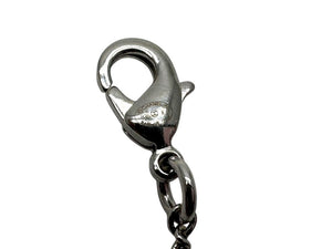 極美品 CHANEL シャネル ココマークダブルピース ネックレス ラインストーン 2WAY アクセサリー B16K刻印 メタル シルバー 中古 4c074260