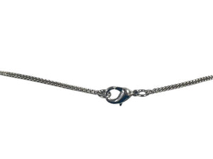極美品 CHANEL シャネル ココマークダブルピース ネックレス ラインストーン 2WAY アクセサリー B16K刻印 メタル シルバー 中古 4c074260