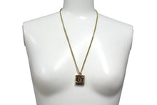 Load image into Gallery viewer, 極美品 CHANEL シャネル ネックレス スクエア ココマーク アクセサリー 2way ABB742 A23B刻印 GP ゴールド 中古 4c074262