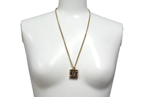 極美品 CHANEL シャネル ネックレス スクエア ココマーク アクセサリー 2way ABB742 A23B刻印 GP ゴールド 中古 4c074262