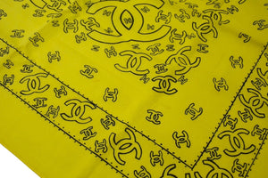 CHANEL シャネル スカーフ バンダナ柄 ココマーク ペイズリー