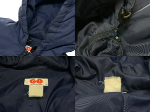 GOOD ENOUGH グッドイナフ Nylon Anorak Jacket ナイロンアノラックジャケット ブルー L 90s 美品 中古 4c074281