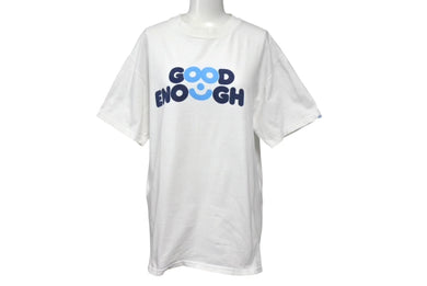 Goodenough グッドイナフ Tシャツ プリント ホワイト スマイル ヘインズ サイズL 美品 中古 4c074284