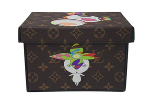新品未使用品 LOUIS VUITTON ルイヴィトン LV × TM カードボード ボックス 新作 GI1278 モノグラム マルチカラー 中古 4c074289
