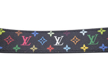 Load image into Gallery viewer, 新品未使用品 LOUIS VUITTON ルイヴィトン ベルト 新作 M8982W モノグラム マルチカラー ノワール ブラック ベルト 5穴 中古 4c074290