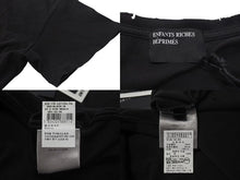 Load image into Gallery viewer, 新品未使用 Enfants Riches Deprimes ERD Tシャツ ダメージ加工 ブラック コットン サイズXS 中古 4c074292