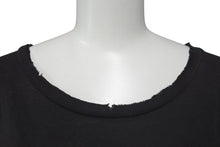 Load image into Gallery viewer, 新品未使用 Enfants Riches Deprimes ERD Tシャツ ダメージ加工 ブラック コットン サイズXS 中古 4c074292