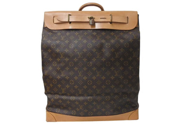 LOUIS VUITTON ルイヴィトン スティーマー トラベルケース M41126 モノグラムキャンバス ブラウン ゴールド金具 美品 中古 4c074301