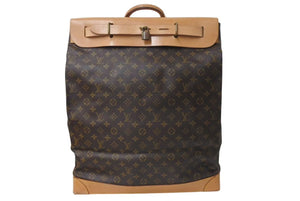 LOUIS VUITTON ルイヴィトン スティーマー トラベルケース M41126 モノグラムキャンバス ブラウン ゴールド金具 美品 中古 4c074301