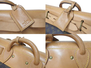 LOUIS VUITTON ルイヴィトン スティーマー トラベルケース M41126 モノグラムキャンバス ブラウン ゴールド金具 美品 中古 4c074301