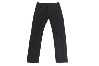 DIOR ディオール Damaged Cotton Jeans ダメージコットンジーンズ ストレッチデニム サイズ 27 ブラック 美品 中古 4c074310