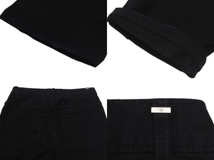 DIOR ディオール Damaged Cotton Jeans ダメージコットンジーンズ ストレッチデニム サイズ 27 ブラック 美品 中古 4c074310