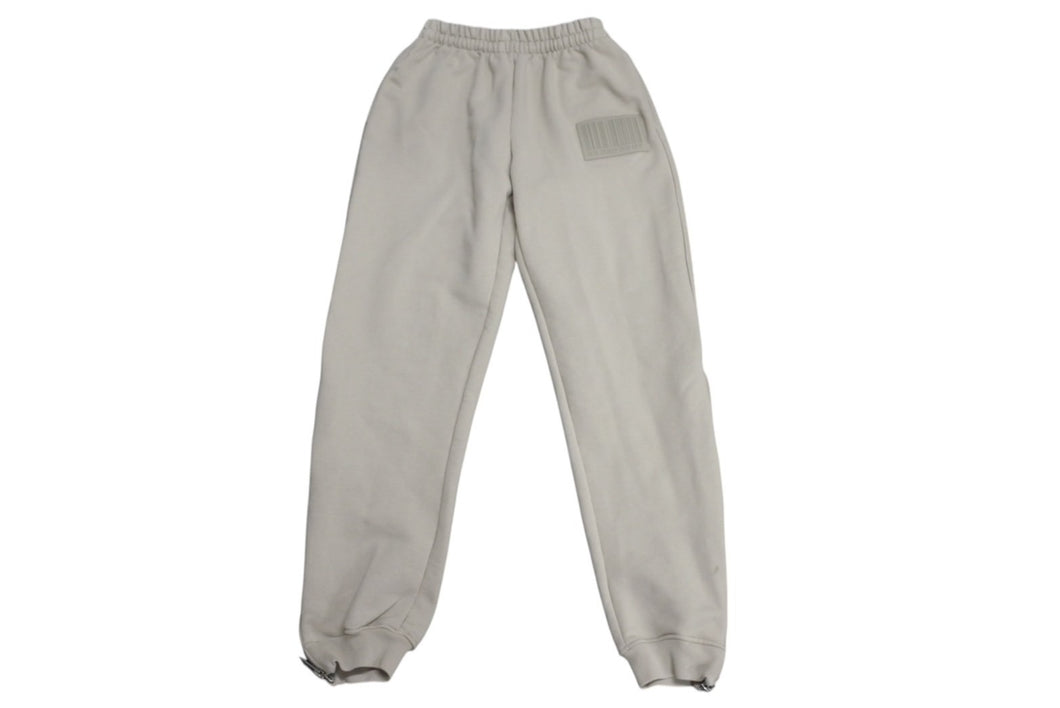 VETEMENTS ヴェトモン BARCODE PATCH SWEATPANTS バーコードパッチ スウェットパンツ ベージュ サイズS 美品 中古 4c074312 