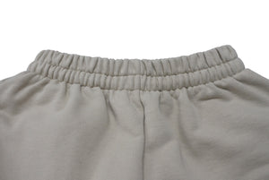 VETEMENTS ヴェトモン BARCODE PATCH SWEATPANTS バーコードパッチ スウェットパンツ ベージュ サイズS 美品 中古 4c074312 
