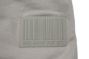 VETEMENTS ヴェトモン BARCODE PATCH SWEATPANTS バーコードパッチ スウェットパンツ ベージュ サイズS 美品 中古 4c074312 